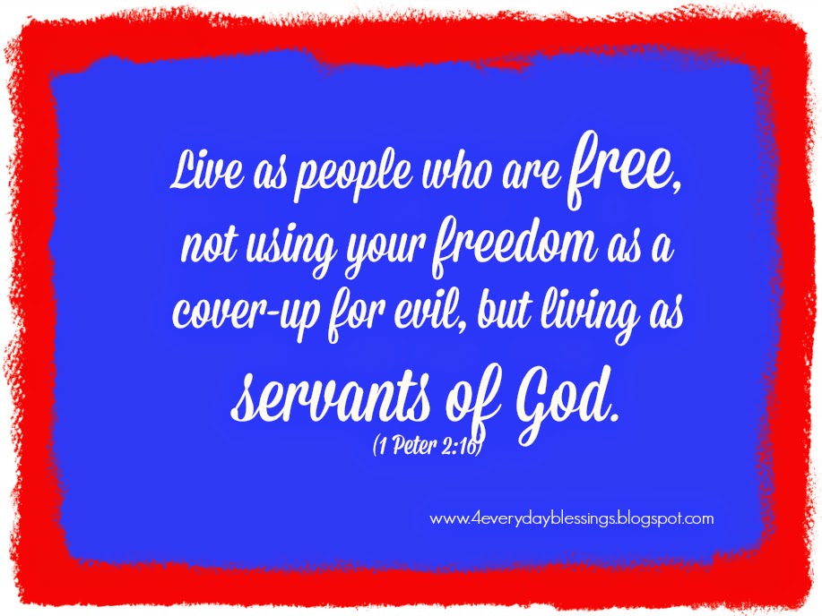 freedom in Christ, 1 Peter